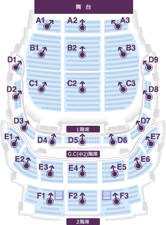 座席表 フロアマップ 劇場案内 日生劇場